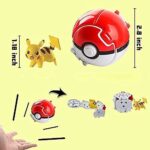 2 PCS PokePets Throw N Pop Poke Ball and Figure