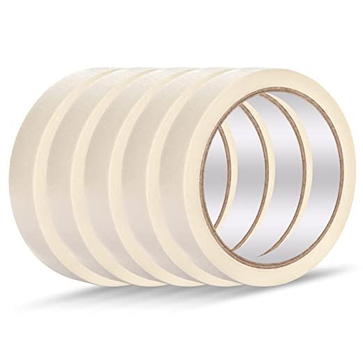 5 Rolls Masking Tape (0.78 Inch x 65 Feet x 5 Rolls)