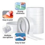 Double-Sided Tape for Crafts, DIY and Office School Supplies (Width: 8mm/ 10mm/ 12mm/ 15mm/25mm)