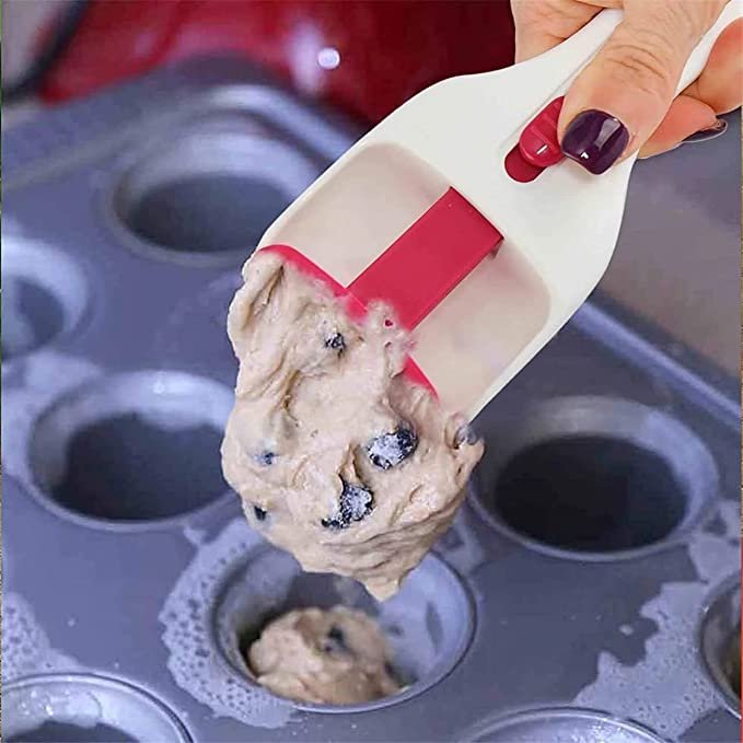 Cake Batter Distribution Scoop, Kitchen flour paste Dispenser scoop DIY cupcake batter scoop