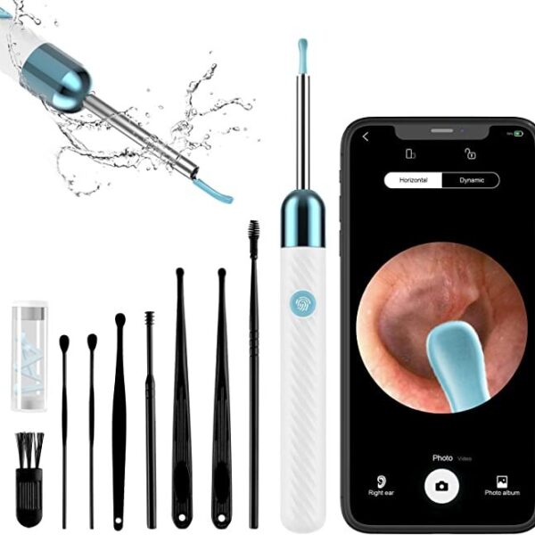 Ear Wax Removal kit for iPhone, iPad, Android Phones(White)