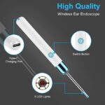 Ear Wax Removal kit for iPhone, iPad, Android Phones(White)