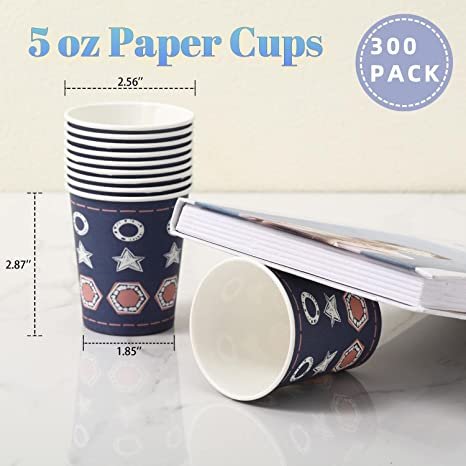 Lamosi 300 Pack - 5 oz Paper Cups