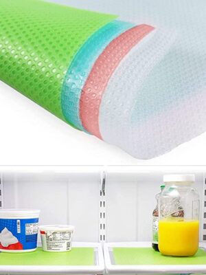 Refrigerator Liners for Shelves by Linda’s Essentials (8 Pack)