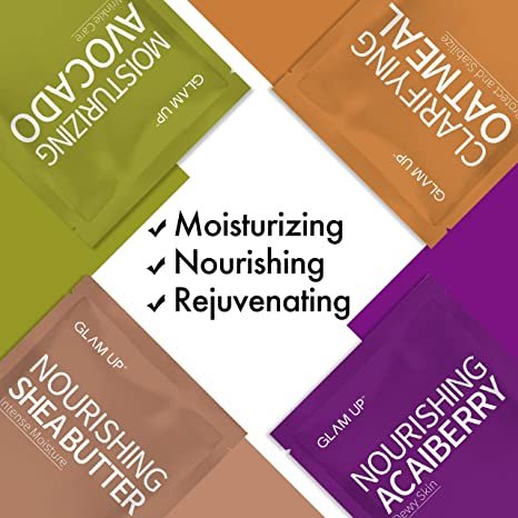 Sheet mask by Glam Up Facial Sheet Mask 12 Combo (Pack of 12) - Beauty Mask For All Skin Type