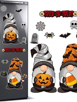 9 Pieces Holiday Gnomes Refrigerator Magnets Gnome