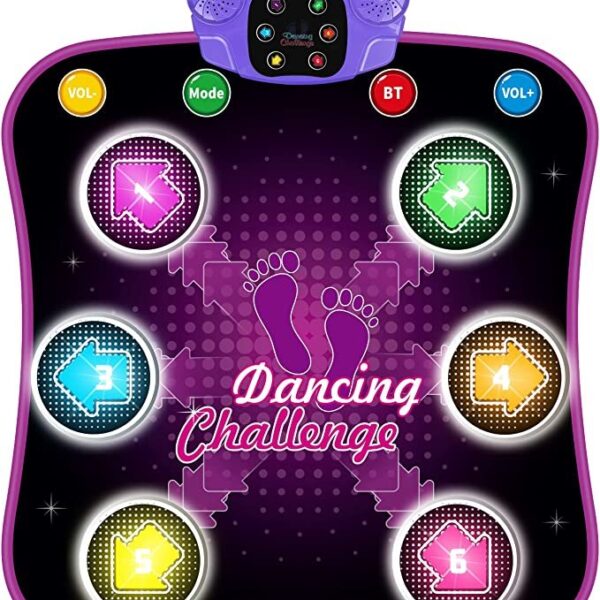 Dance Mat, Electronic Music Dance Pad with LED Lights