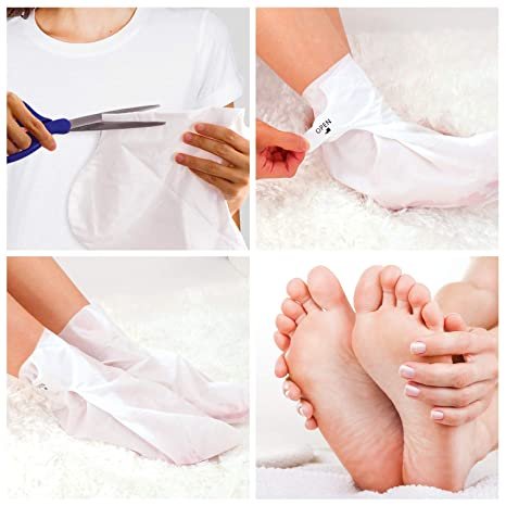 2 Pairs Foot Peel Mask Exfoliant for Soft Feet in 1-2 Weeks For Men & Women Lavender by BEALUZ