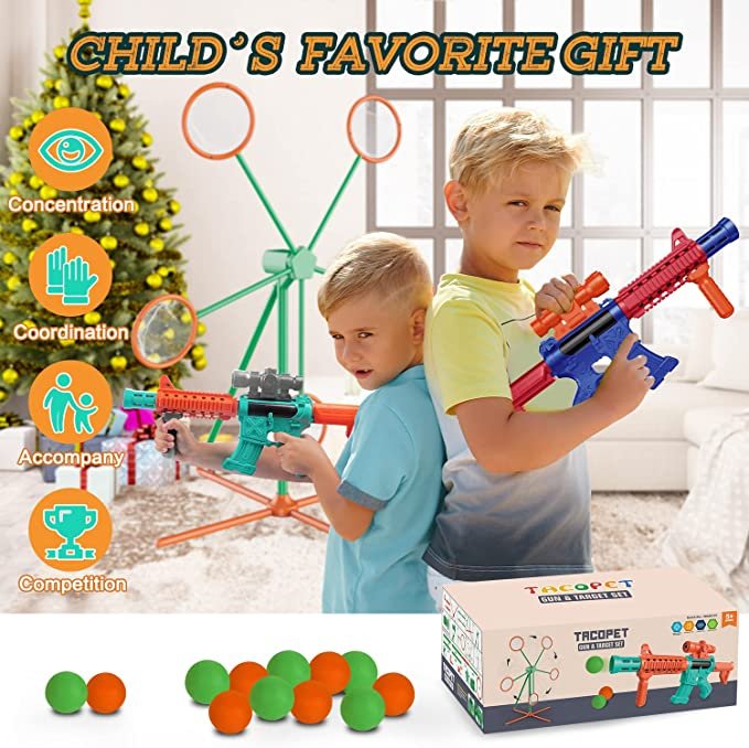 Shooting Games Toys for Age 5 - 6 7 8 9 10 + Year Old Boys, Kids Toy Sports & Outdoor Game