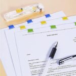 6pcs Paper Clip Dispenser,Clam Clip Dispensers with 200 Metal Refill Clips