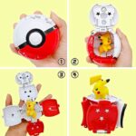 2 PCS PokePets Throw N Pop Poke Ball and Figure