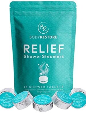 Body Restore Shower Steamers Aromatherapy - 15 Pack Shower Bombs for Women
