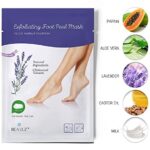2 Pairs Foot Peel Mask Exfoliant for Soft Feet in 1-2 Weeks For Men & Women Lavender by BEALUZ