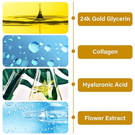 Under Eye Patches 24k Gold Under Eye Mask Puffy Eyes and Dark Circles Treatments & Personal Care 30 Pairs