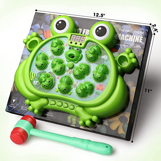 Whack A Frog Game,Toys for 2 Year Old Boy and Toddlers