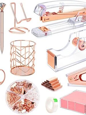 Rose Gold Office Supplies and Accessories