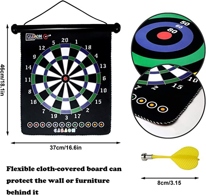 Magnetic Dart Board Game with 12Pcs Magnetic Darts