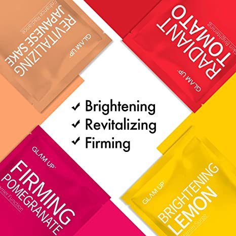 Sheet mask by Glam Up Facial Sheet Mask 12 Combo (Pack of 12) - Beauty Mask For All Skin Type