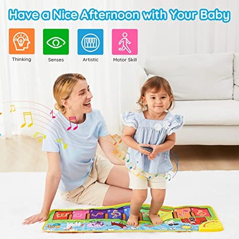 Joyjoz Baby Musical Mats with 25 Music Sounds (1 to 5 Years Old)
