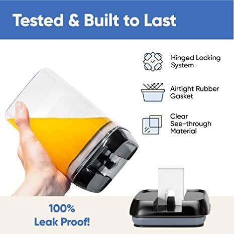 Airtight Food Storage Containers for Kitchen & Pantry Organization and Storage (7 Pack)