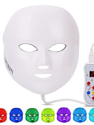 Led Face Mask Light Therapy, Korea PDT Technology for Acne Reduction