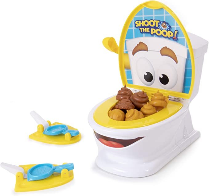 Shoot The Poop - Funny Family Game , 12 Soft Plastic Poops