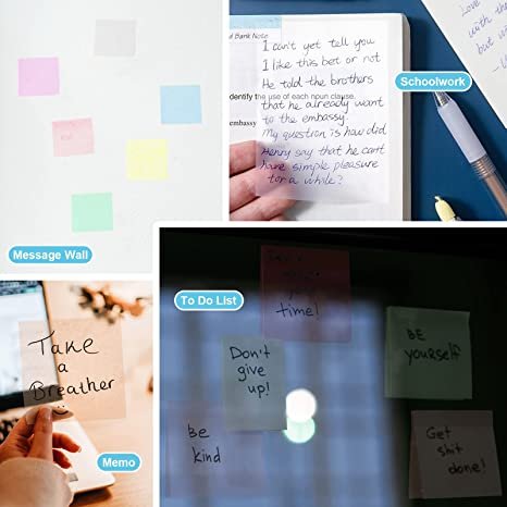 Transparent Sticky Notes Pad