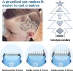 FBO Baby Hair Clippers,Hair Trimmer for Toddler Kids Adult,Ultra-Quiet Cordless Rechargeable Waterproof, Running for 90 Minutes