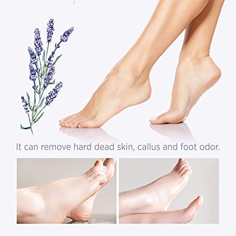 2 Pairs Foot Peel Mask Exfoliant for Soft Feet in 1-2 Weeks For Men & Women Lavender by BEALUZ