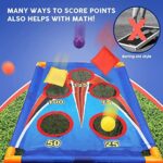 TOY Life Kids Cornhole Outdoor Games - Outside Toys for Kids 3 4 5 6 7