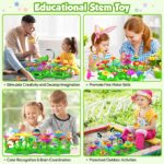 Montessori Educational Activity Garden Toys, Preschool Learning Sensory Toys for Kids Birthday Xmas Gifts, Gruntbear 152Pcs