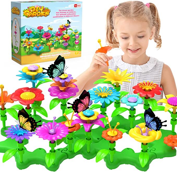 Montessori Educational Activity Garden Toys, Preschool Learning Sensory Toys for Kids Birthday Xmas Gifts, Gruntbear 152Pcs