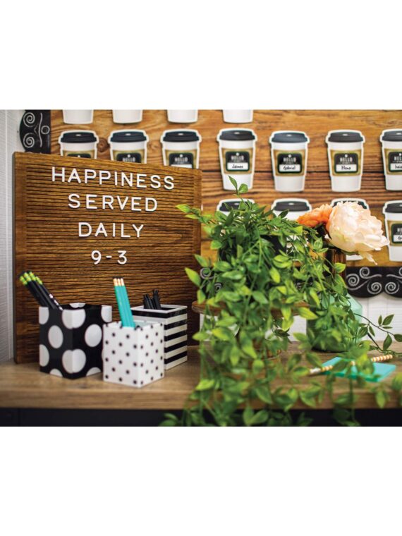 Schoolgirl Style - Polka Dot Pencil Cups, 3 Assorted Sizes