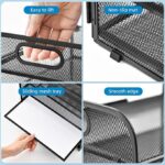 Marbrasse 5-Trays Desktop File Organizer with Pen Holder