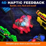 USA Toyz Rechargeable Laser Tag Game - 4pk Laser Tag Set with Guns and Vests